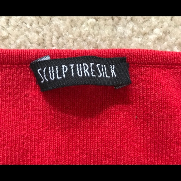 Sculpture Silk Mid-sleeve Sweater - Picture 3 of 3